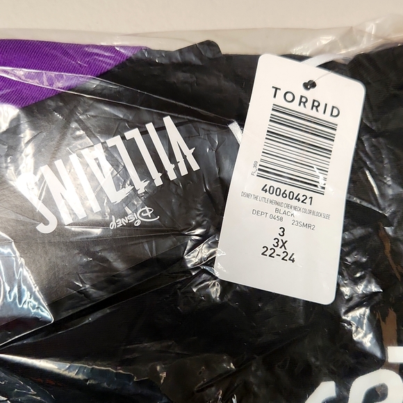 ❤️NWT VINTAGE TORRIID TEE URSULA DISNEY VILLAINS LITTLE MERMAID PRINCESS PLUS - Picture 10 of 12